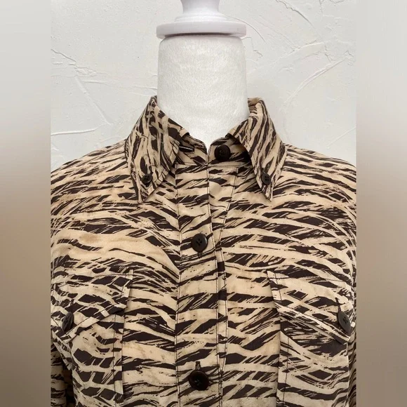 Ellen Tracy 100% Silk Sequoia Midi Dress - Picture 3 of 14